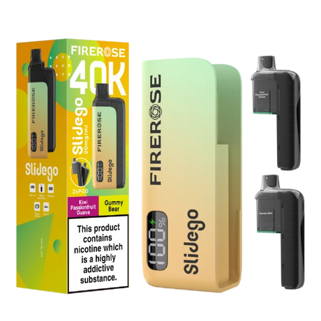 Firerose Slidego 40k Prefilled Pod Kit Box of 5