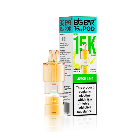 Big Bar 15000 Pro Prefilled Vape Pods Pack of 5