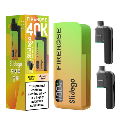 Firerose Slidego 40k Prefilled Pod Kit Box of 5