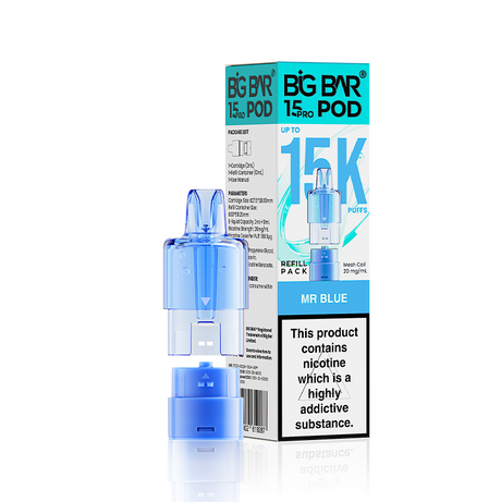 Big Bar 15000 Pro Prefilled Vape Pods Pack of 5