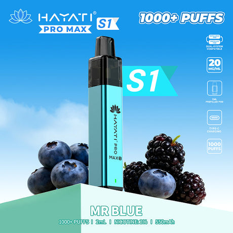 Hayati Pro Max S1 Vape Kit Box of 10