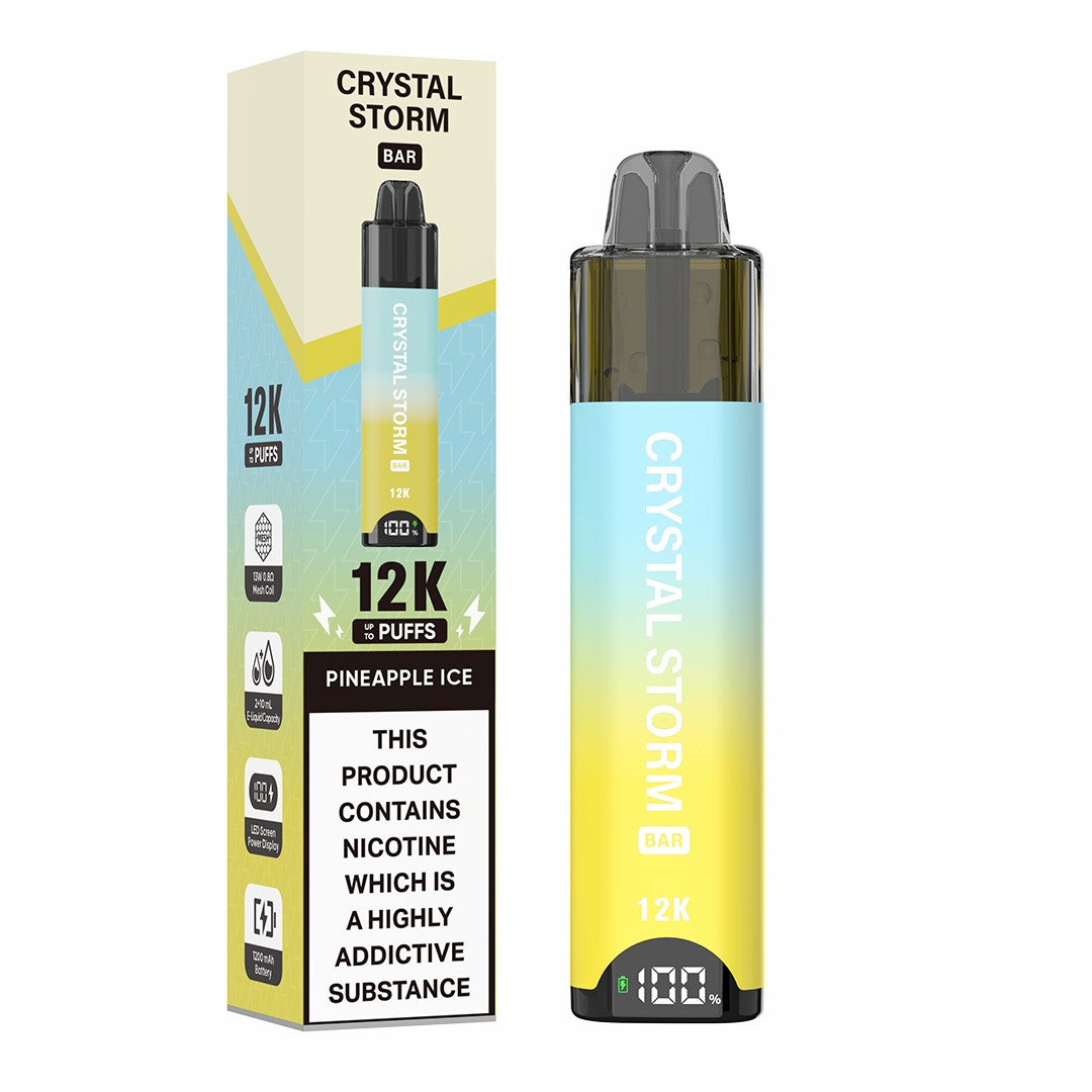 Crystal Storm Bar 12k+ Vape Pack of 5