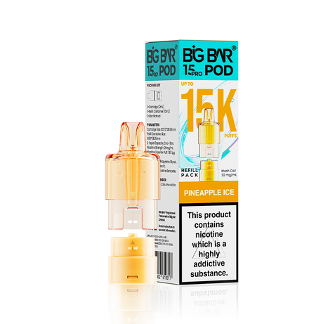 Big Bar 15000 Pro Prefilled Vape Pods Pack of 5