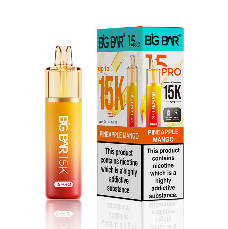 Big Bar 15000 Pro Prefilled Vape Pack of 5