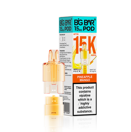 Big Bar 15000 Pro Prefilled Vape Pods Pack of 5