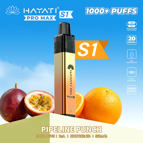 Hayati Pro Max S1 Vape Kit Box of 10