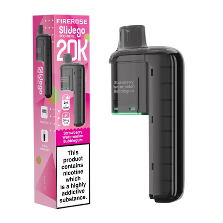 Firerose Slidego 20k Prefilled Pod Box of 5