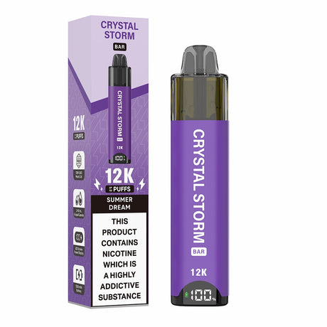 Crystal Storm Bar 12k+ Vape Pack of 5