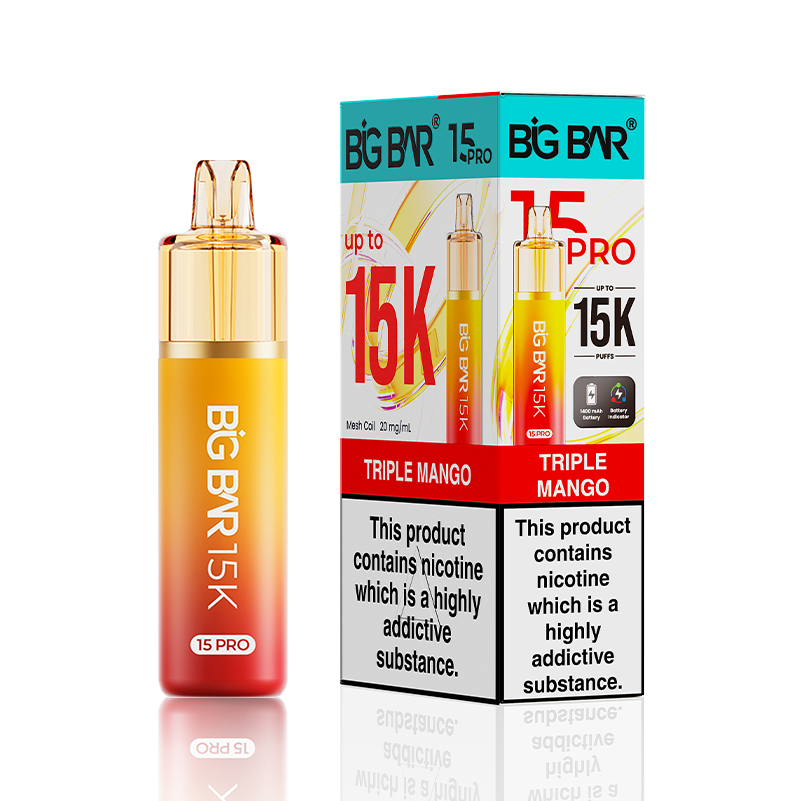 Big Bar 15000 Pro Prefilled Vape Pack of 5