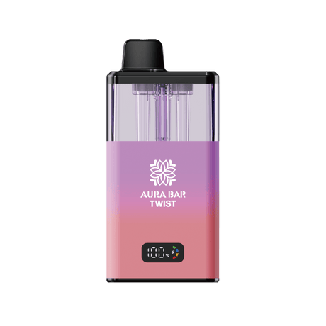 Aura Bar Twist 40k Prefilled Vape Kit Box of 5 - Blueberry Cherry Cranberry/Berry Blaze - vapeukwholesale