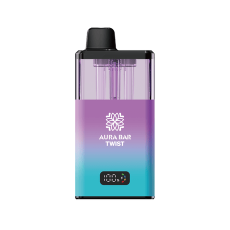 Aura Bar Twist 40k Prefilled Vape Kit Box of 5 - Fizzy Cherry/Blue Razz Cherry - vapeukwholesale