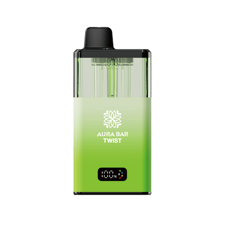 Aura Bar Twist 40k Prefilled Vape Kit Box of 5 - Spearmint/Fresh Mint - vapeukwholesale