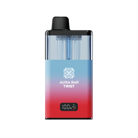 Aura Bar Twist 40k Prefilled Vape Kit Box of 5 - Watermelon Skittz/Strawberry Burst - vapeukwholesale
