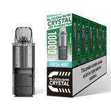 Bloody Bar Crystal 10000 Replacement Pods - Pack of 5 - Fresh Mint - vapeukwholesale
