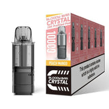 Bloody Bar Crystal 10000 Replacement Pods - Pack of 5 - Peach Mango - vapeukwholesale