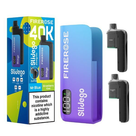 bulk wholesale Elux FireRose Slidego 40K Prefilled Pod Kit - Mr Blue / Strawberry Kiwi