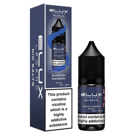 bulk wholesale Elux Legend Nic Salts 10ml E - Liquids - 5mg Box of 10 - Blueberry Raspberry