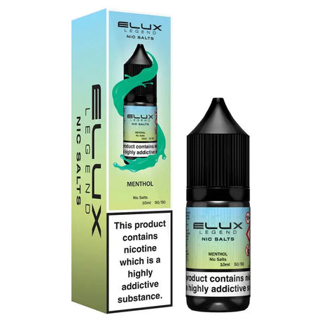 bulk wholesale Elux Legend Nic Salts 10ml E - Liquids - 5mg Box of 10 - Menthol