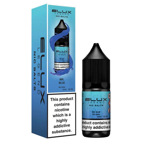 bulk wholesale Elux Legend Nic Salts 10ml E - Liquids - 5mg Box of 10 - Mr Blue