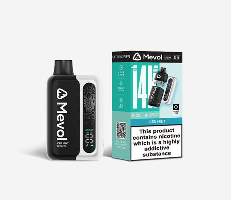 bulk wholesale Mevol S7000 Prefilled Pod Kit - 14k Puffs Box of 5 - Iced Mint