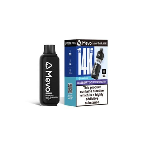 bulk wholesale Mevol S7000 Replacement Pods Box of 5 - Blueberry Sour Raspberry