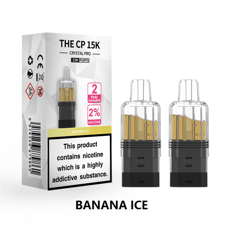 bulk wholesale The Crystal Pro CP 15k Replacement Pods Box of 5 - Banana Ice