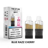 bulk wholesale The Crystal Pro CP 15k Replacement Pods Box of 5 - Blue Razz Cherry