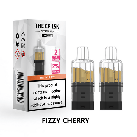 bulk wholesale The Crystal Pro CP 15k Replacement Pods Box of 5 - Fizzy Cherry