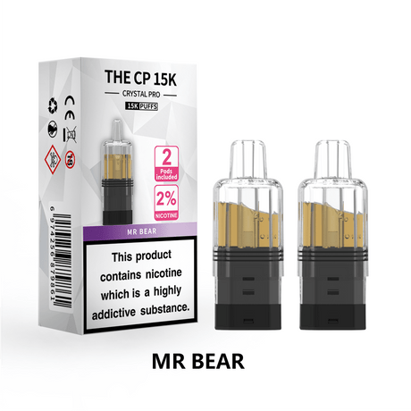 bulk wholesale The Crystal Pro CP 15k Replacement Pods Box of 5 - Mr Bear