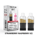 bulk wholesale The Crystal Pro CP 15k Replacement Pods Box of 5 - Strawberry Raspberry Ice