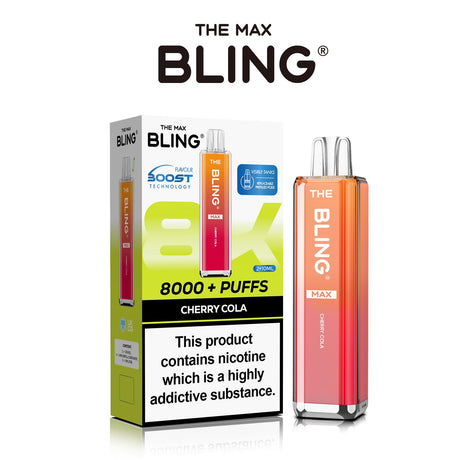 The Crystal Bling Max 8000 Prefilled Vape Pod Kit Box of 5
