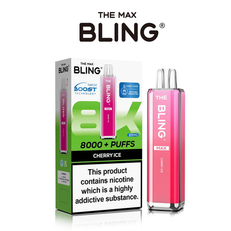 The Crystal Bling Max 8000 Prefilled Vape Pod Kit Box of 5
