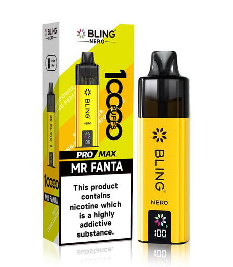 Crystal Bling Nero 10k Vape Kit Box of 5 Mr Fanta