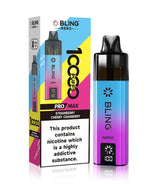 Crystal Bling Nero 10k Vape Kit Box of 5 Strawberry Cherry Cranberry