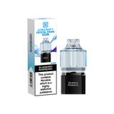 Crystal Prime Aura Bar 10k Replacement Pods - Box of 5 - Blueberry Raspberry - vapeukwholesale