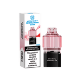 Crystal Prime Aura Bar 10k Replacement Pods - Box of 5 - Strawberry Raspberry Ice - vapeukwholesale