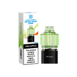 Crystal Prime Aura Bar 10k Replacement Pods - Box of 5 - Two Apple - vapeukwholesale