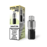 Crystal Pro CP 10k Replacement Pods Box of 5 - Lemon Lime - vapeukwholesale