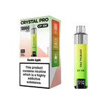 Crystal Pro CP10000 Prefilled Pod Kit Box of 5 - Double Apple - vapeukwholesale