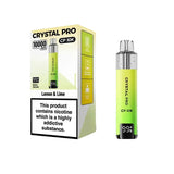 Crystal Pro CP10000 Prefilled Pod Kit Box of 5 - Lemon Lime - vapeukwholesale