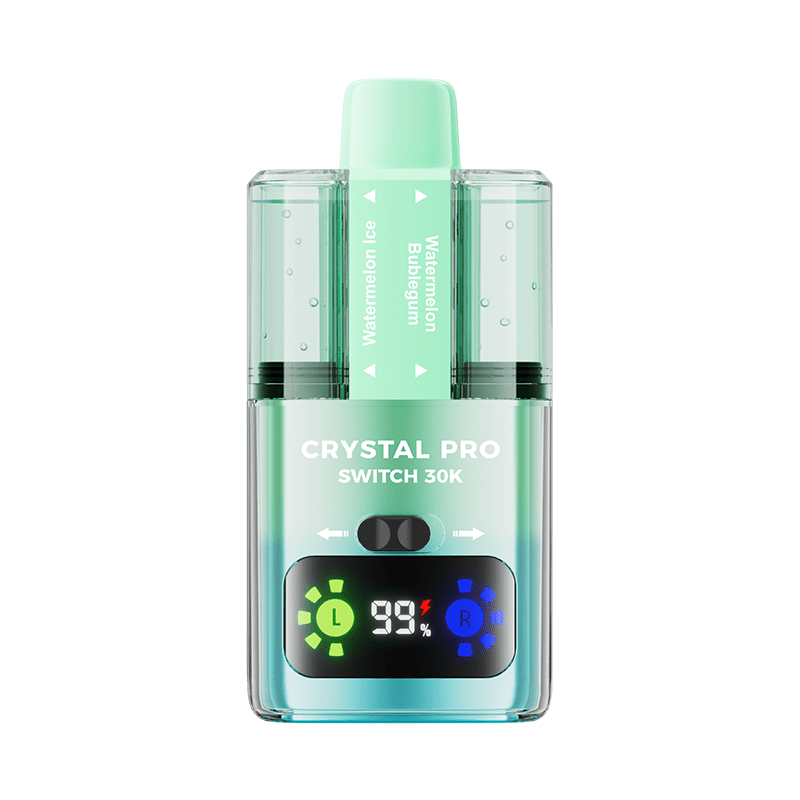 Crystal Pro Switch 30k Prefilled Pod Vape Kit Pack of 5 - Blueberry Cotton Candy/Raspberry Cotton Candy - vapeukwholesale