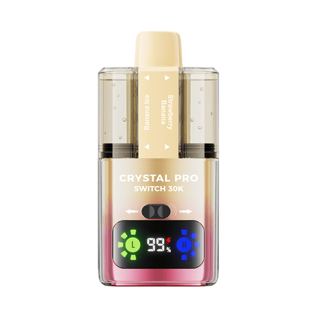 Crystal Pro Switch 30k Prefilled Pod Vape Kit Pack of 5 - Blueberry Cotton Candy/Raspberry Cotton Candy - vapeukwholesale