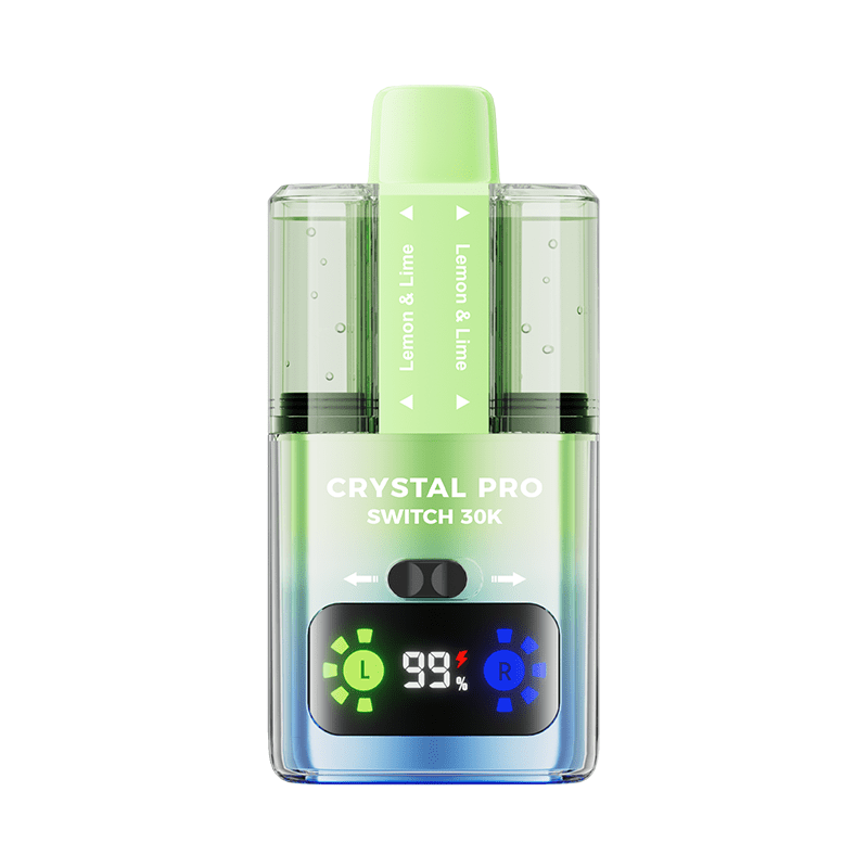 Crystal Pro Switch 30k Prefilled Pod Vape Kit Pack of 5 - Blueberry Cotton Candy/Raspberry Cotton Candy - vapeukwholesale