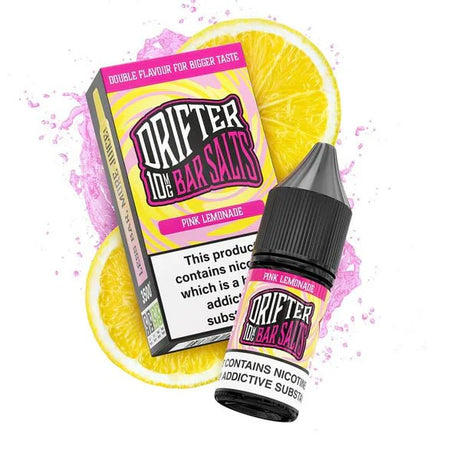 bulk wholesale Drifter Bar Nic Salt 10ml E - Liquid Box of 12 - Pink Lemonade