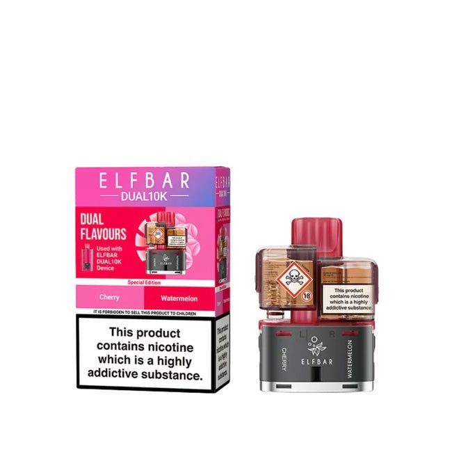 Elf Bar Dual 10K Replacement Pods Box of 5 - Special Edition - vapeukwholesale