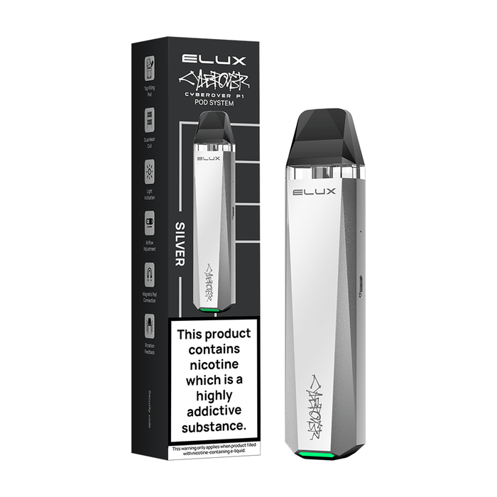 Elux Cyberover P1 Pod Kit | Replacement Pods - Power Vape Shop