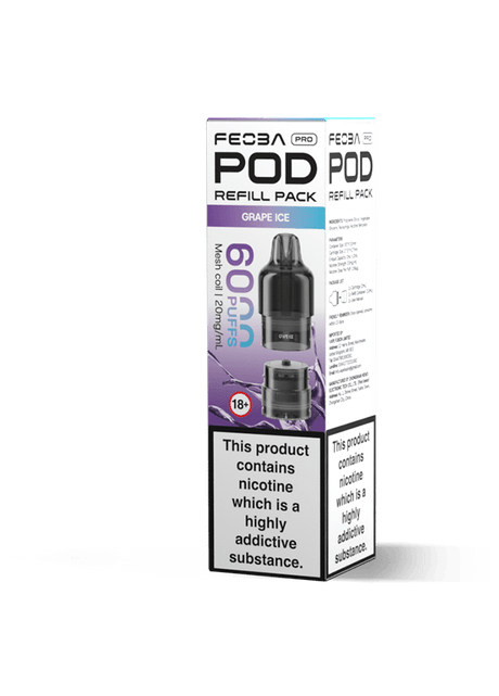Feoba Pro 6000+ Replacement Pods - Power Vape Shop