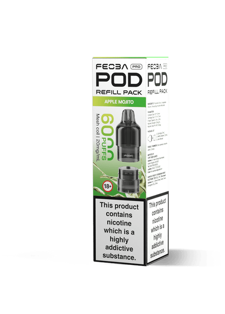 Feoba Pro 6000+ Replacement Pods - Power Vape Shop