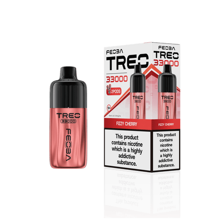 Feoba Treo 33k Prefilled Pod Vape Kit Box of 5 Fizzy Cherry