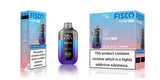 Fisco Point Pro 7000 Disposable Vape Box of 5 - Blue Razz Cherry - vapeukwholesale
